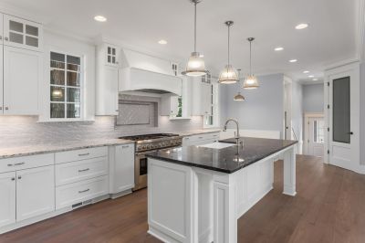 White Cabinets Look Classic